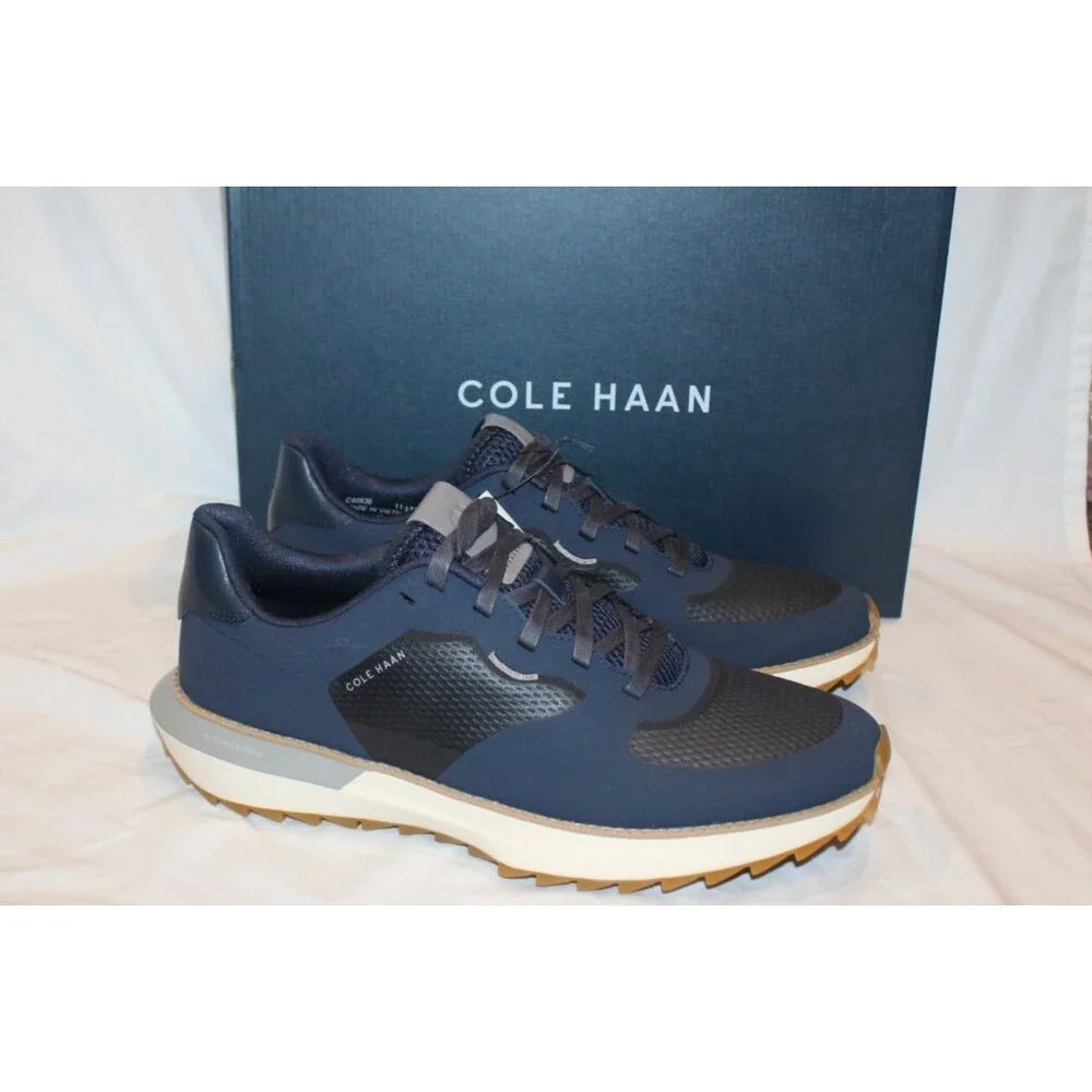 Cole Haan GrandPro Ashland II Men’s Golf Shoe Navy Ivory NEW S 11.5